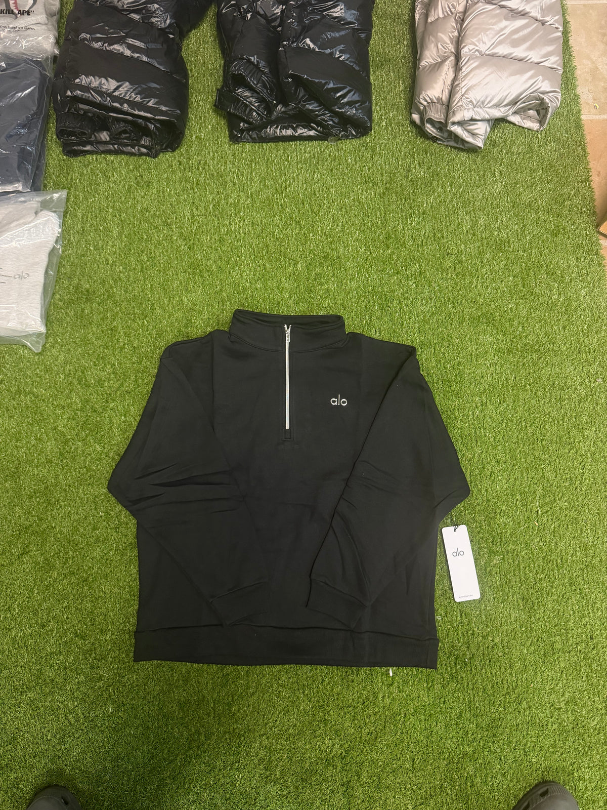 Black Quarter Zip